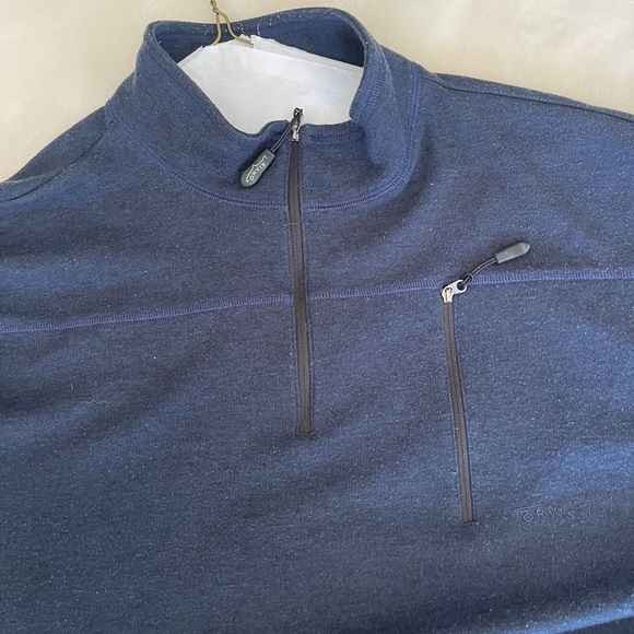 Orvis Trout Bum quarter zip pullover - Picture 6 of 8